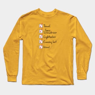 Fandom Checklist Long Sleeve T-Shirt